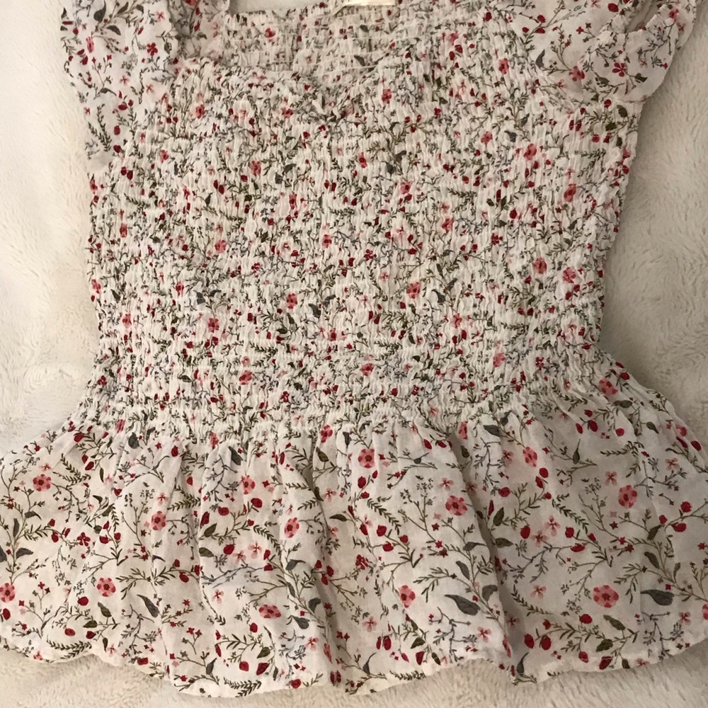 FLORAL BLOUSE (L)